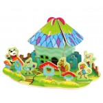Oficiu Postal Forest Cabine  - Puzzle 3D din lemn